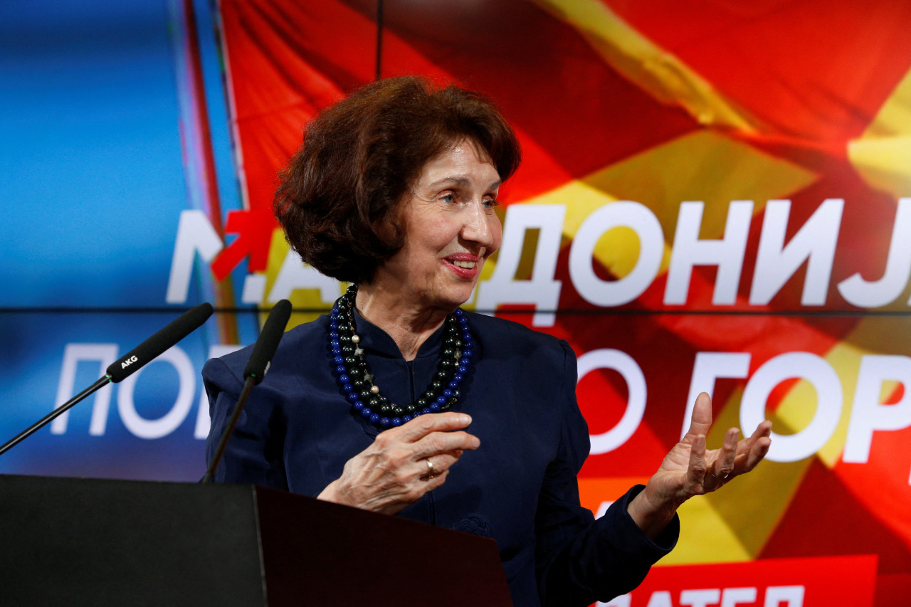 Gordana Siljanovska-Davkova. Foto: REUTERS.