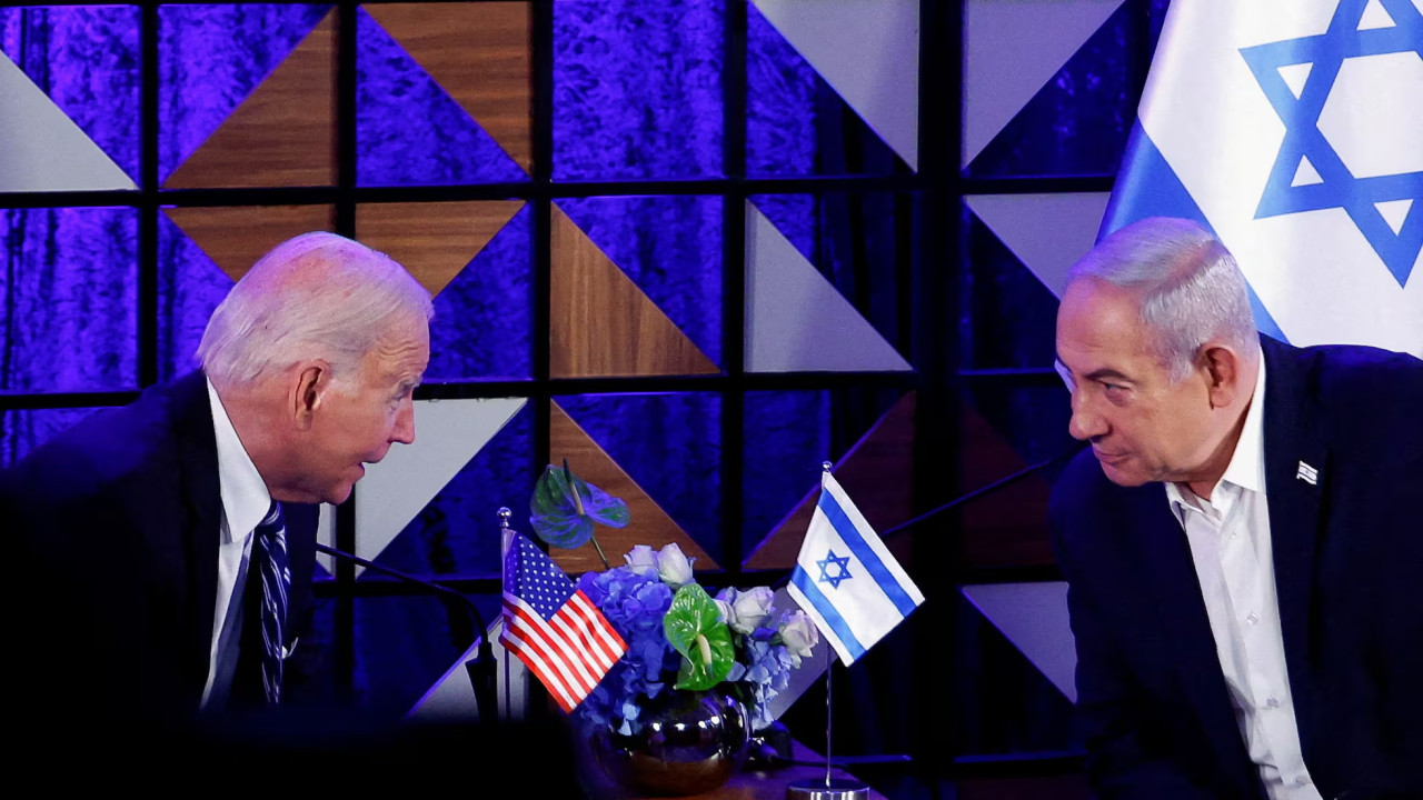 Netanyahu y Biden. Foto: EFE