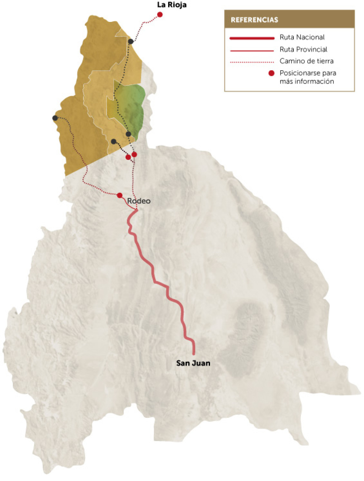 Mapa de la Reserva de Biósfera San Guillermo. Foto: Reserva de Biósfera San Guillermo.