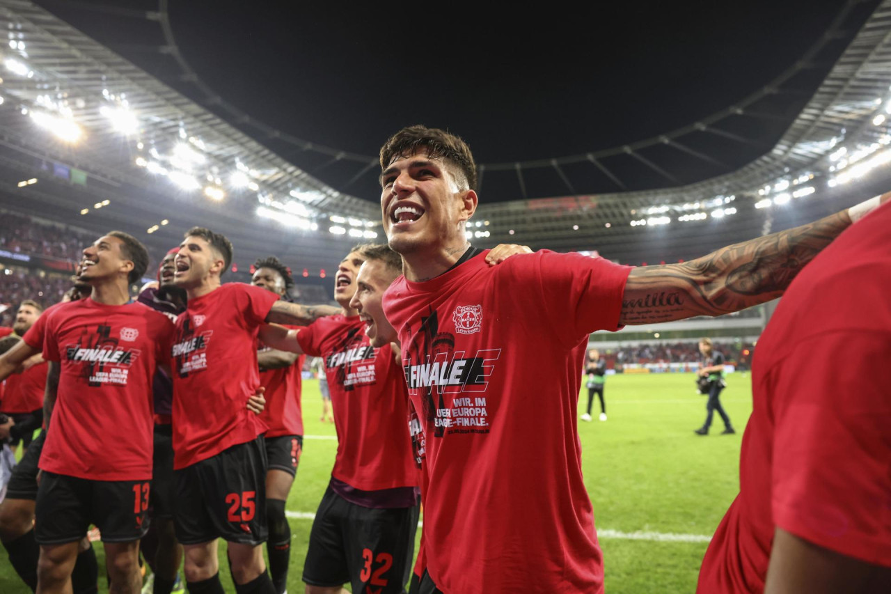 Bayern Leverkusen vs Roma, Europa League. Foto: EFE