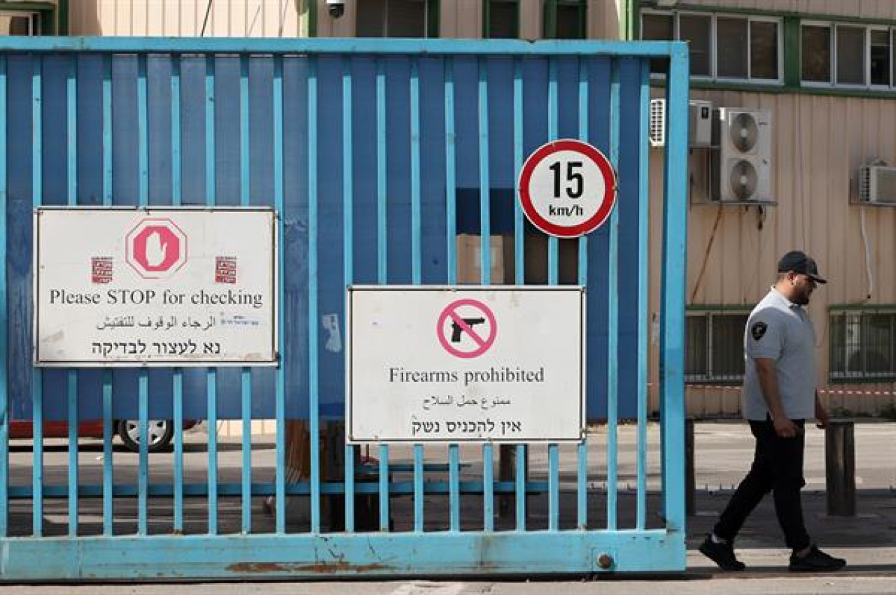 Sede de la UNRWA en Jerusalén este. Foto: EFE.