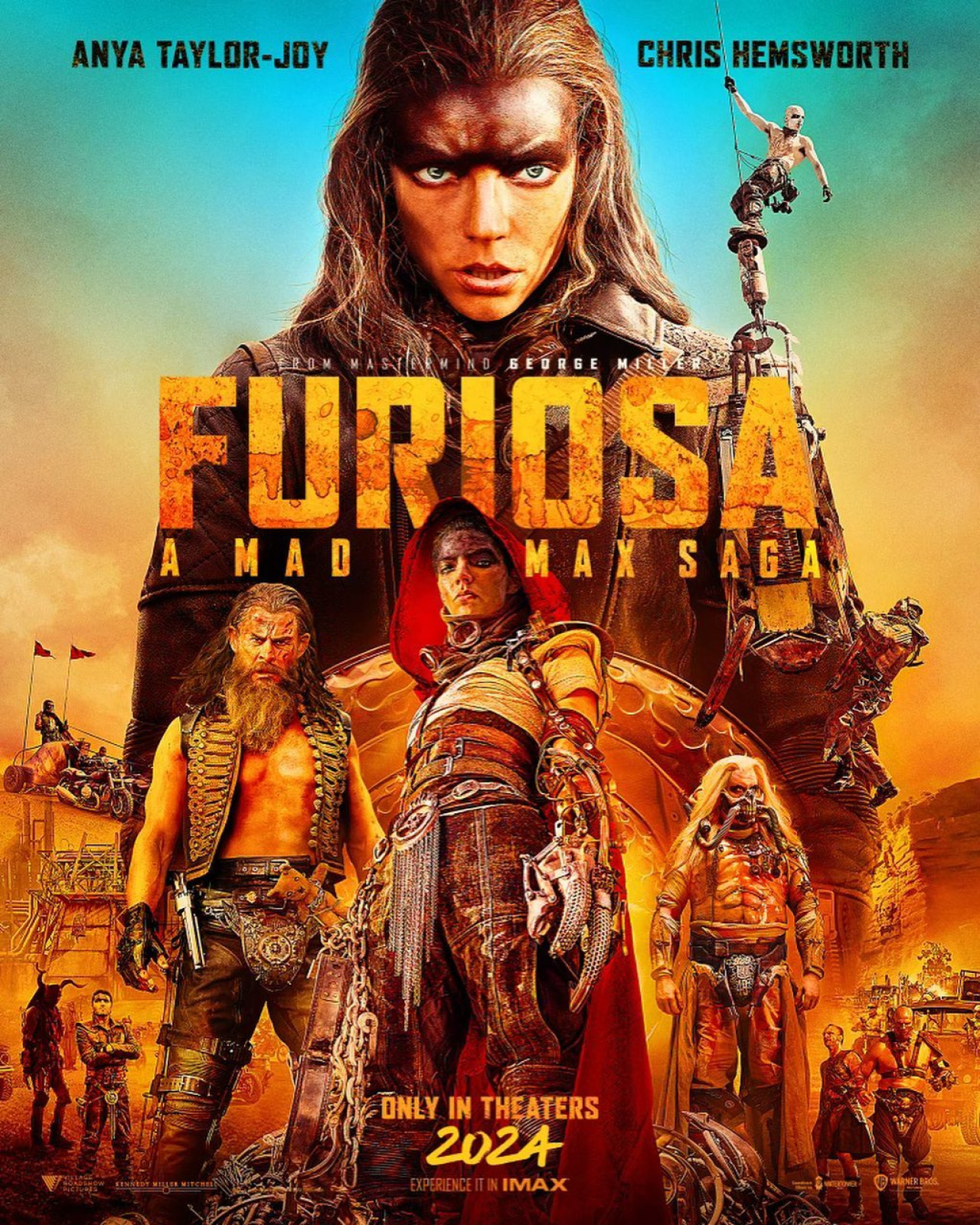 "Furiosa, de la saga Mad Max", la película que protagoniza Anya Taylor-Joy. Foto: Instagram.