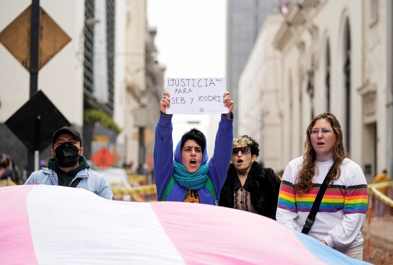 Marcha LGTB en Perú. Foto: Reuters