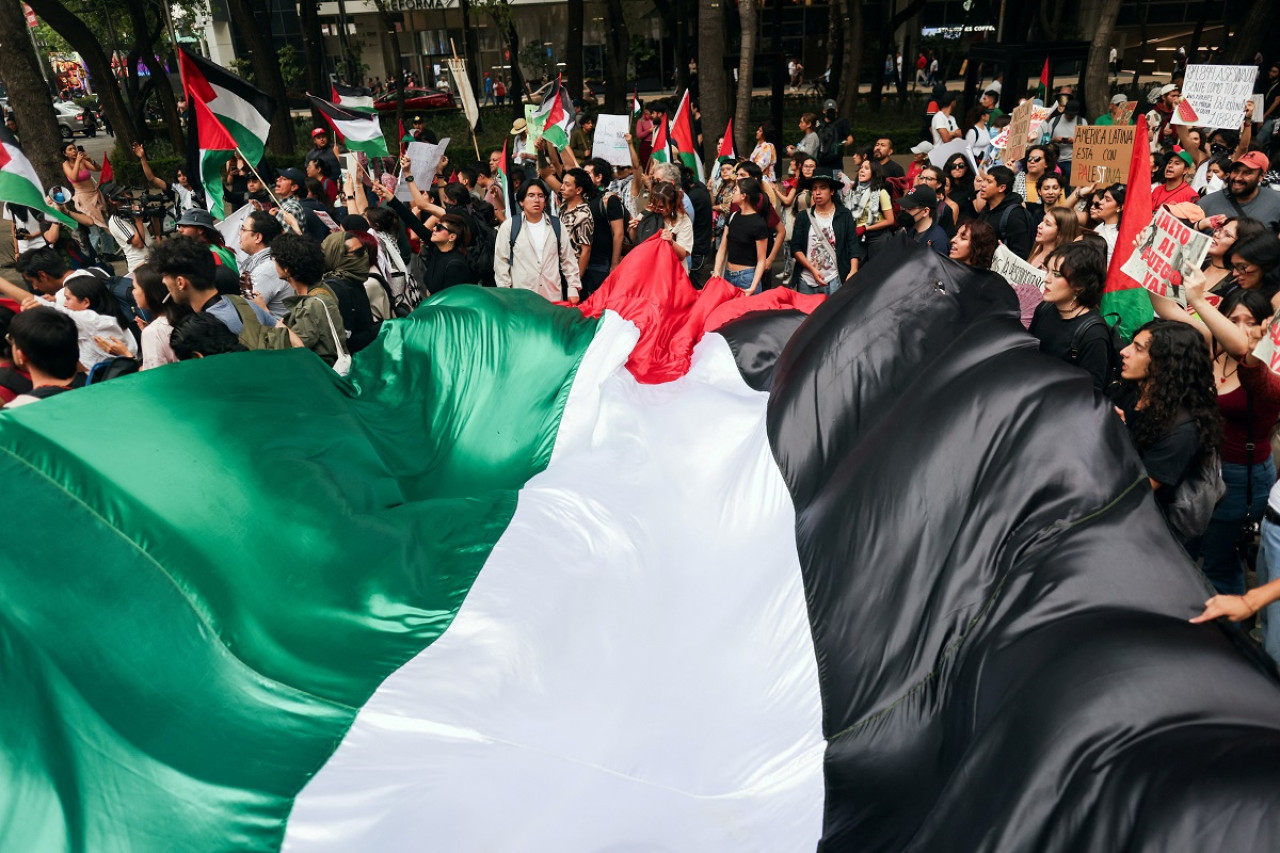 Protestas; Palestina. Foto: Reuters.