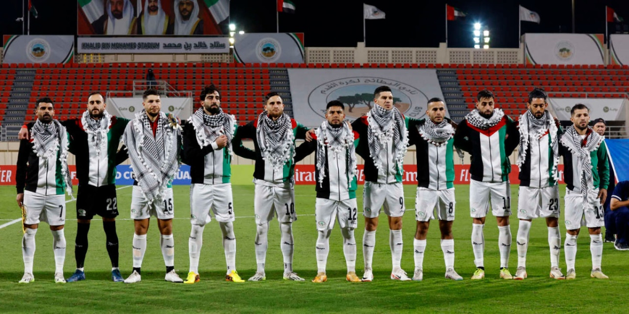 Selección Palestina. Foto: Reuters