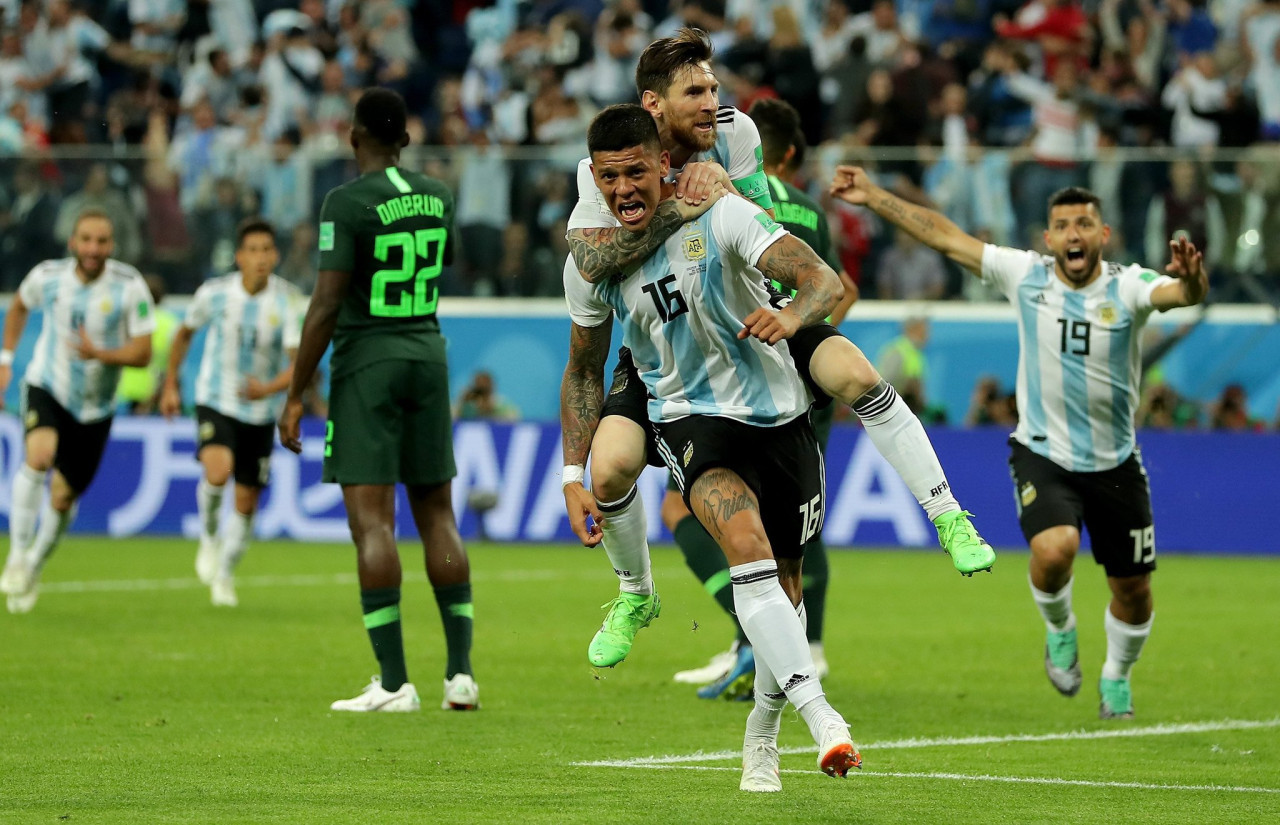 Messi y Rojo compartieron cancha en la Selección Argentina. Foto: X
