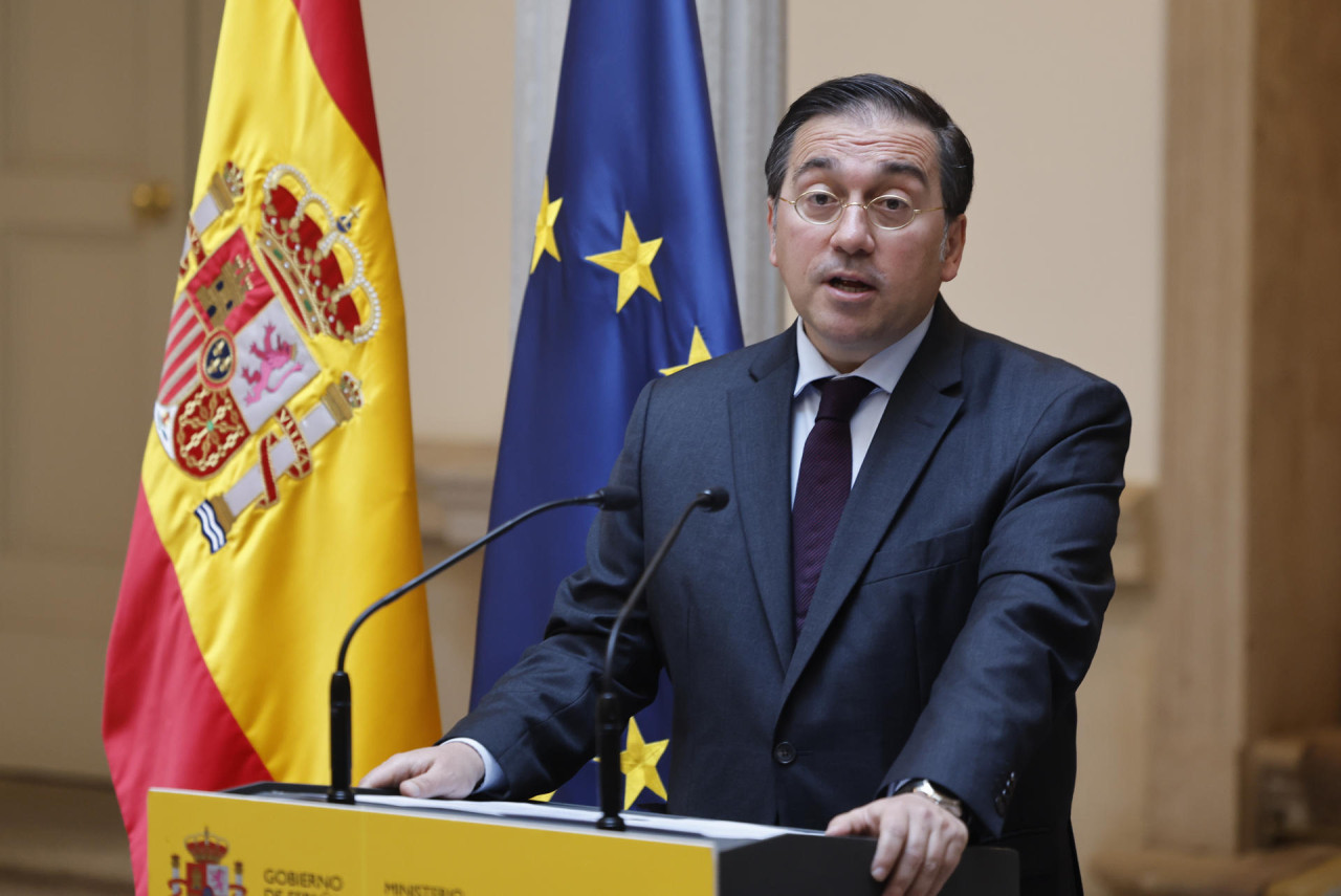 El ministro español de Asuntos Exteriores, José Manuel Albares. Foto: EFE