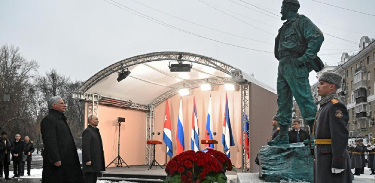 Putin y Díaz Canel, Rusia y Cuba. Foto: Reuters