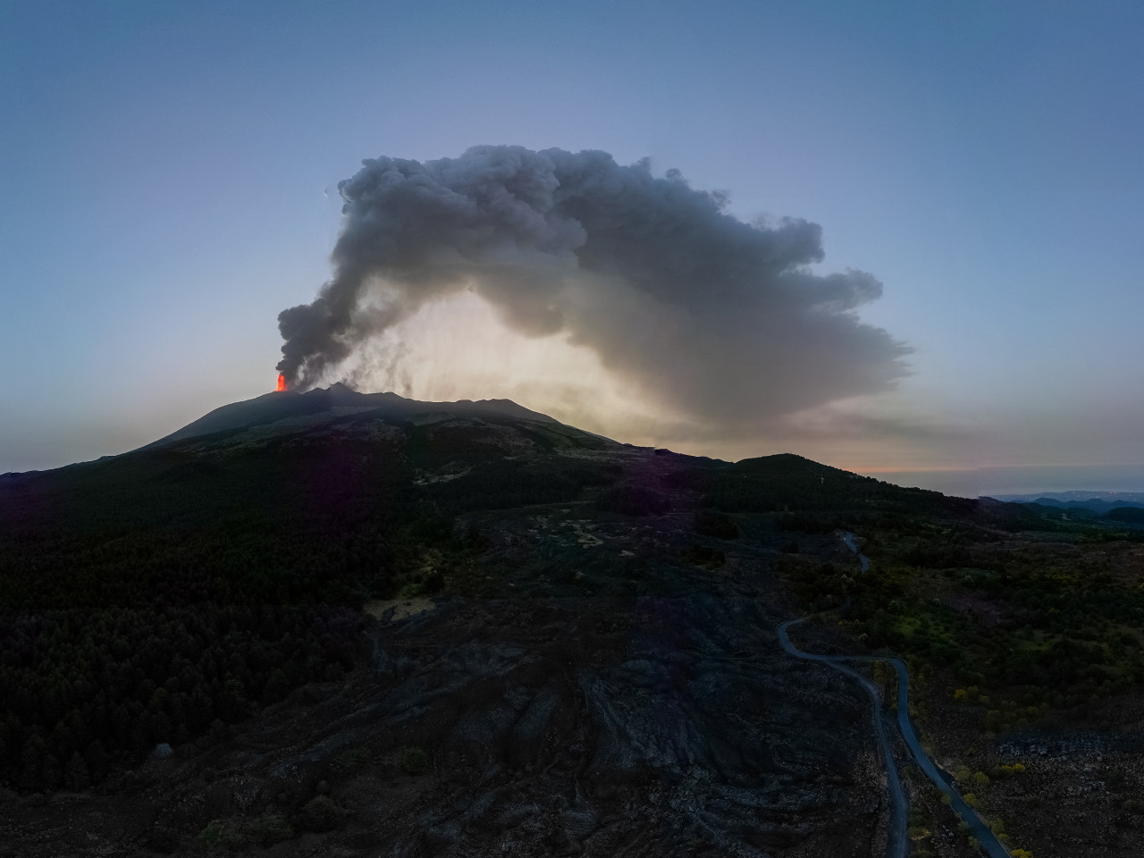 Volcán Etna. Foto: Reuters.
