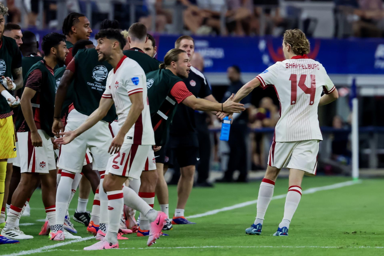 Selección de Canadá en la Copa América 2024. Foto: EFE.