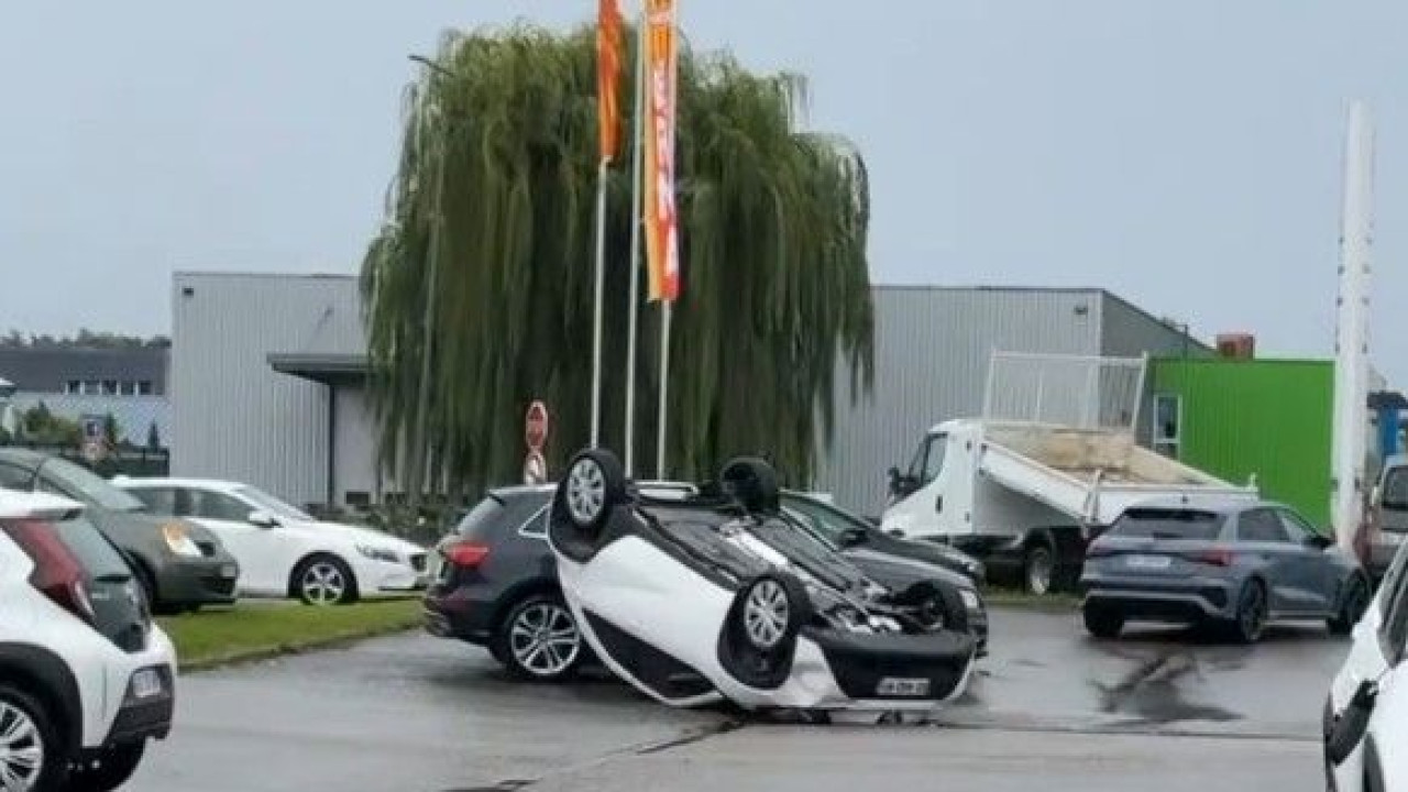 Tornado en Francia. Foto: X