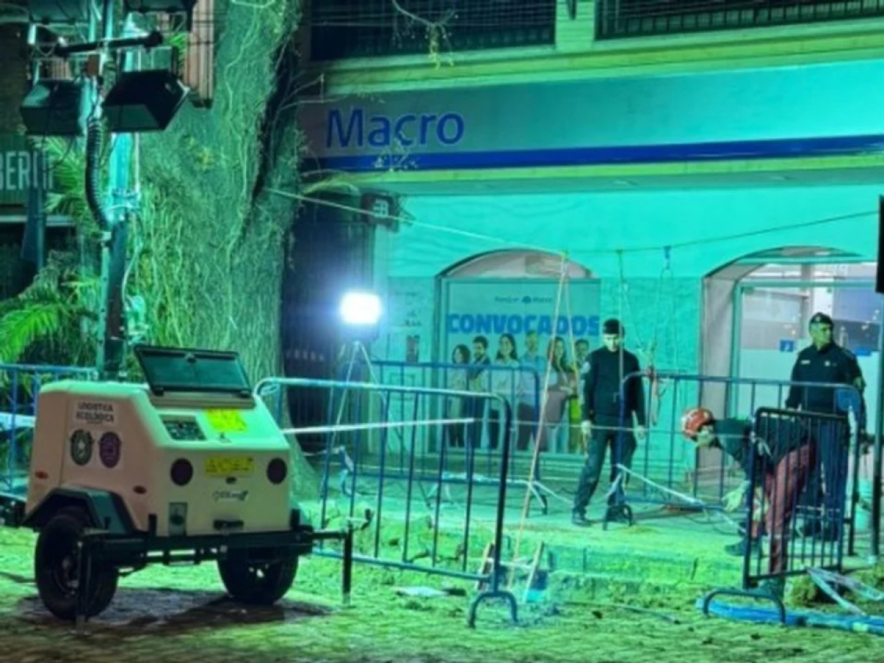 El túnel fue hallado en San Isidro. Foto: NA.