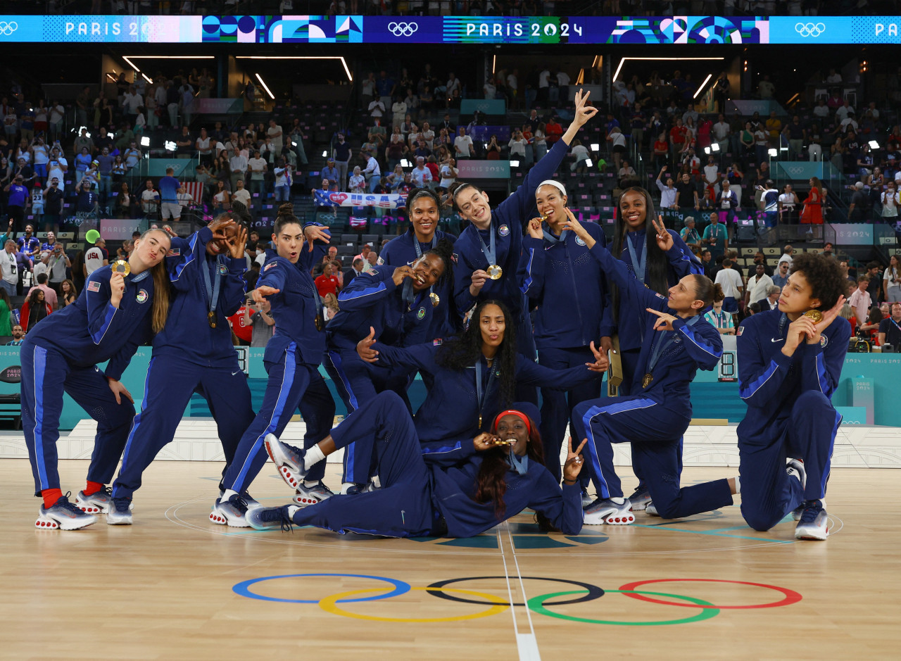 El  básquet femenino de Estados Unidos lograron la medalla de oro. Foto: Reuters.
