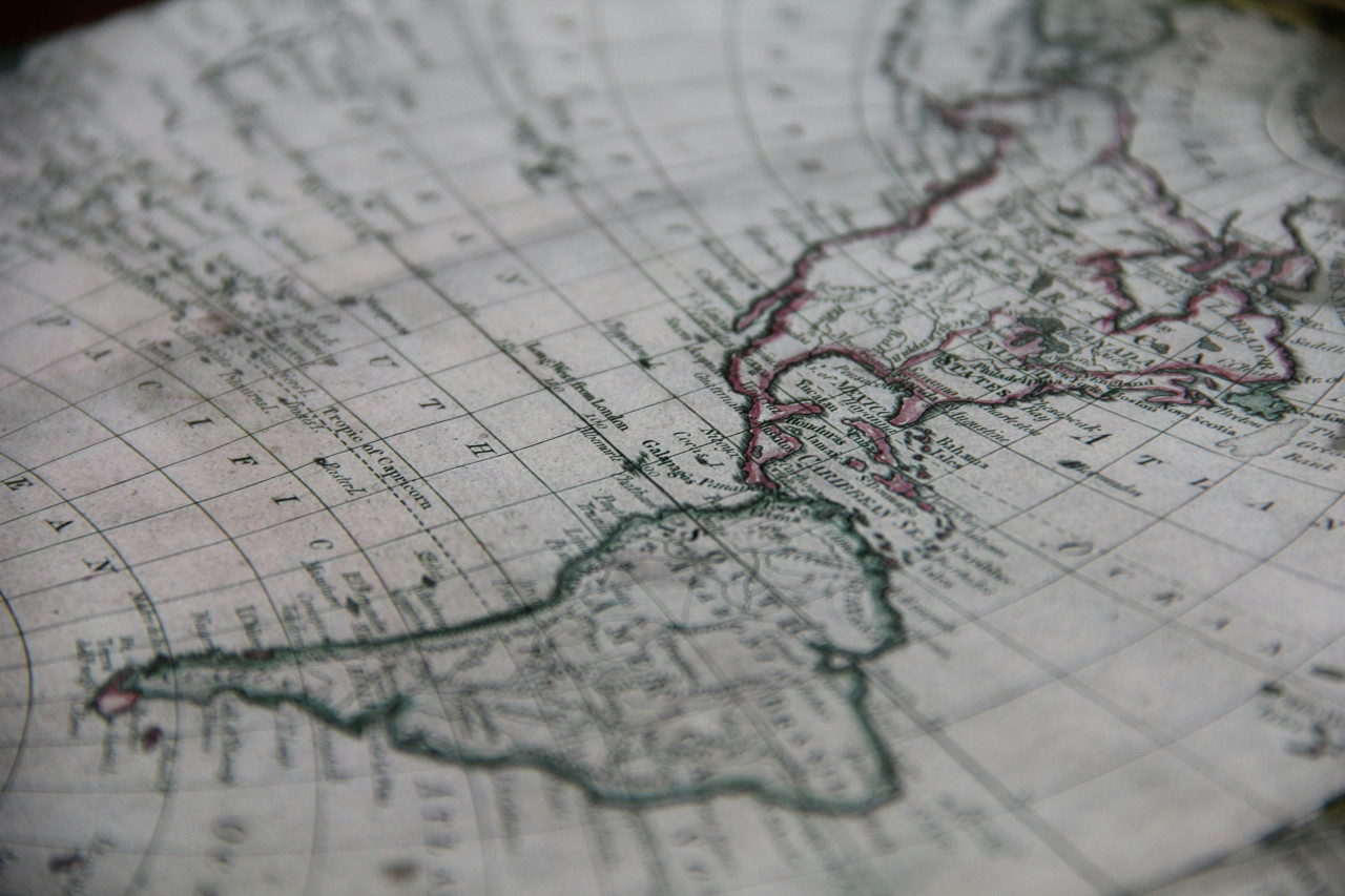 Mapa de América del Sur. Foto: Unsplash