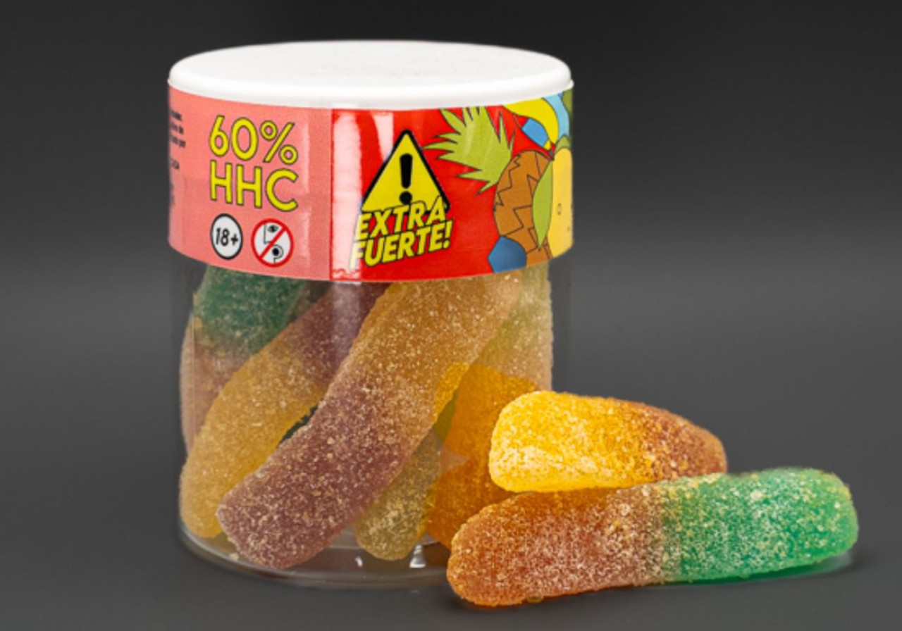 La AESAN ordenó retirar las gomitas Brandin´s HHC Gummies 60% HHC. Foto: AESAN