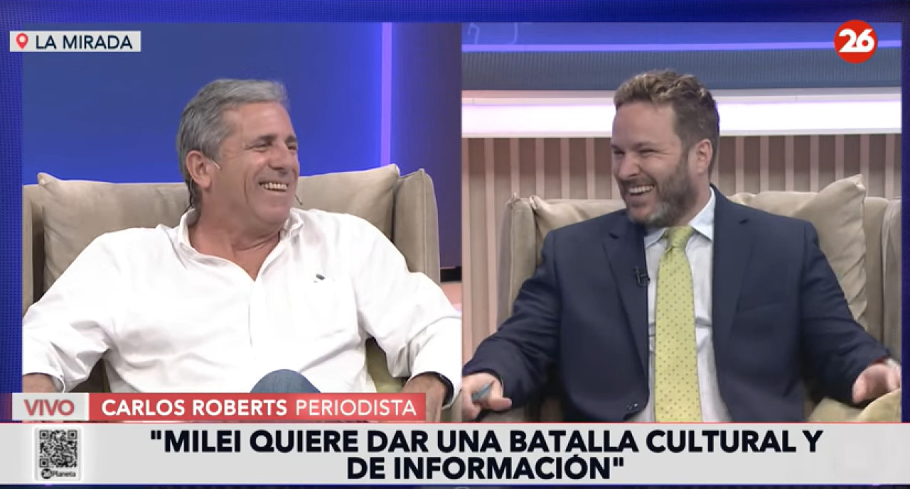 Carlos Roberts en La Mirada. Foto: Captura de pantalla.
