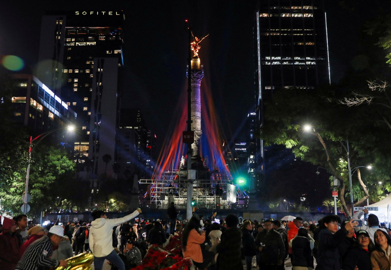 Celebración de Año Nuevo en México. Foto: Reuters