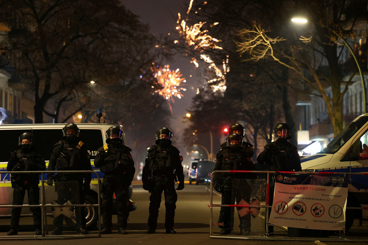 Año Nuevo en Berlín. Foto: Reuters