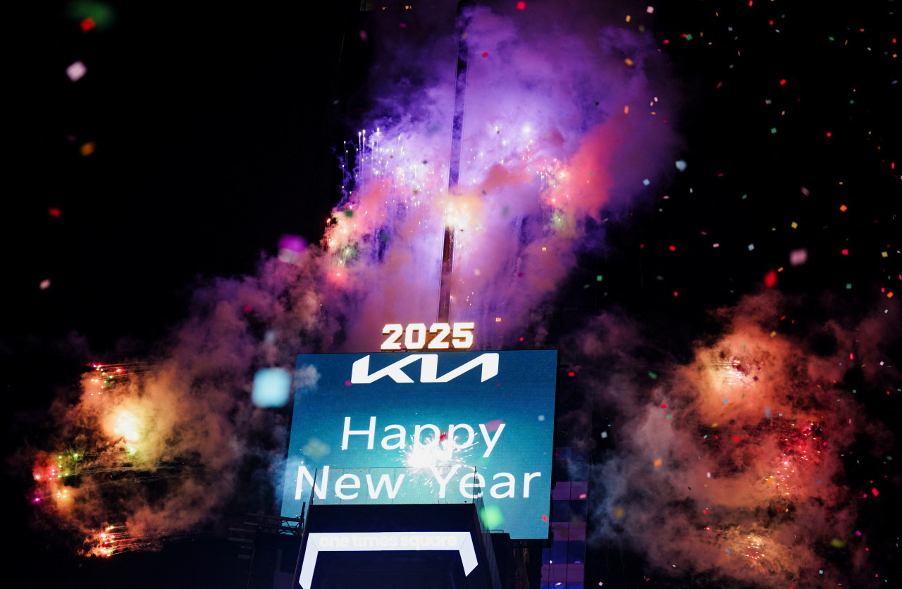 Año Nuevo en Nueva York. Foto: Reuters