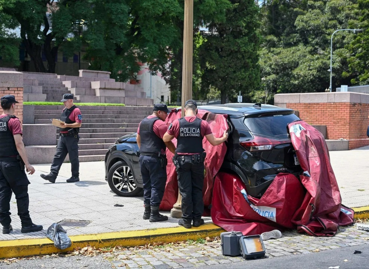 Trágico accidente en Recoleta. Foto: NA.