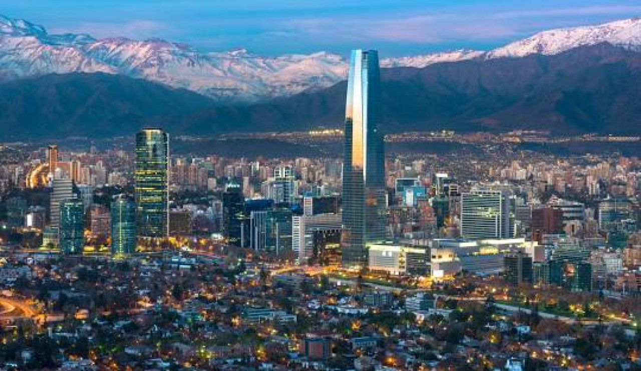 Santiago de Chile. Foto Google Maps