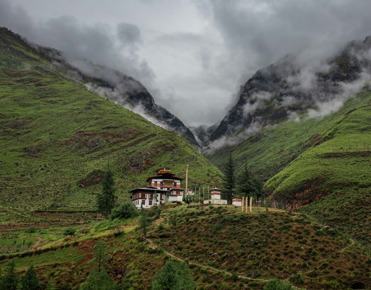 Bután se encuentra en el Himalaya. Foto: Unsplash.