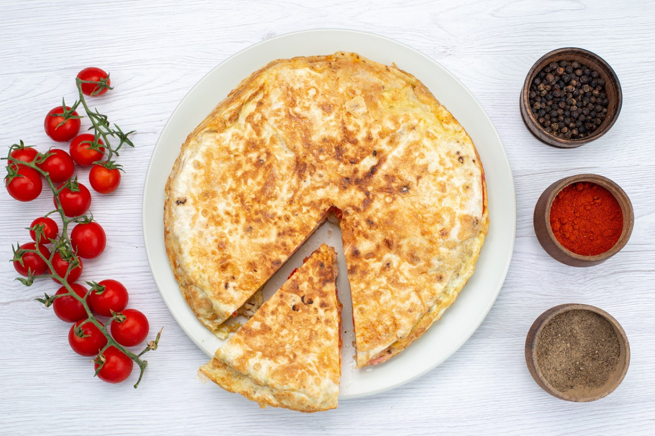 Tortilla de papa. Foto: Freepik.