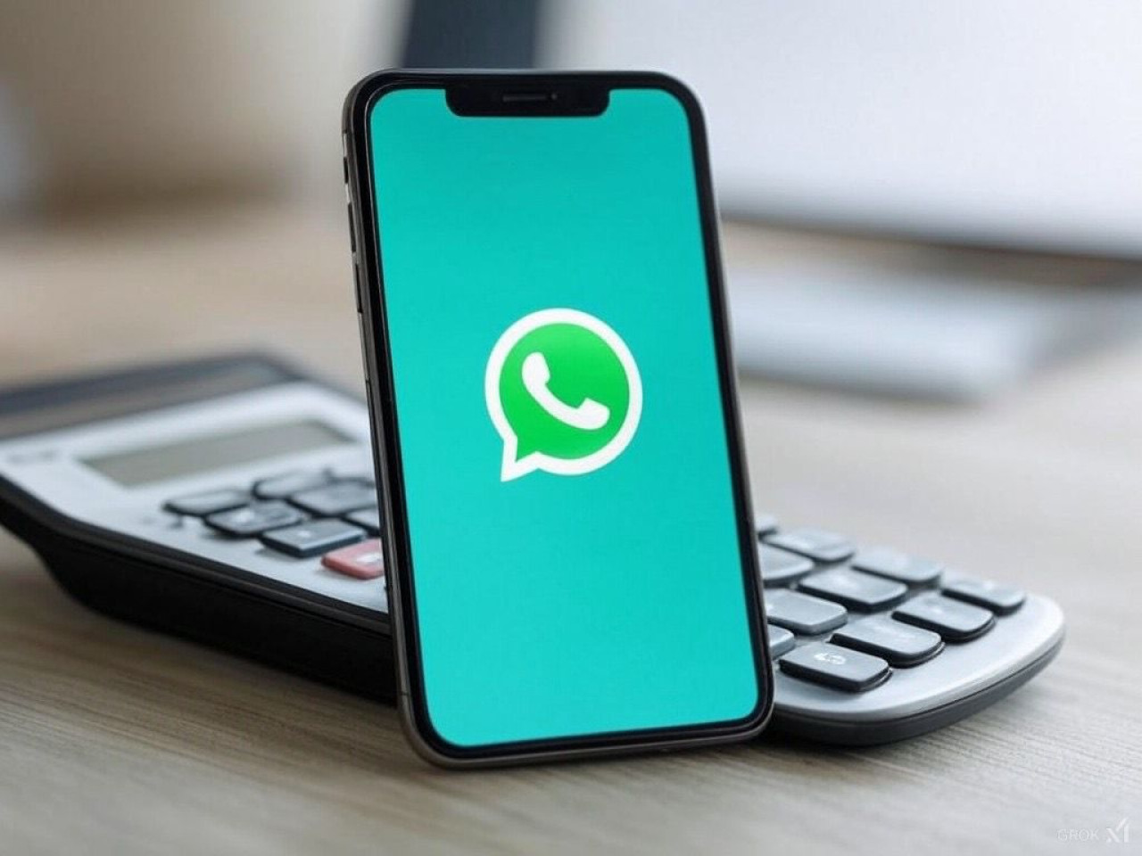 Realizar cálculos matemáticos desde WhatsApp es posible. Foto: Grok.
