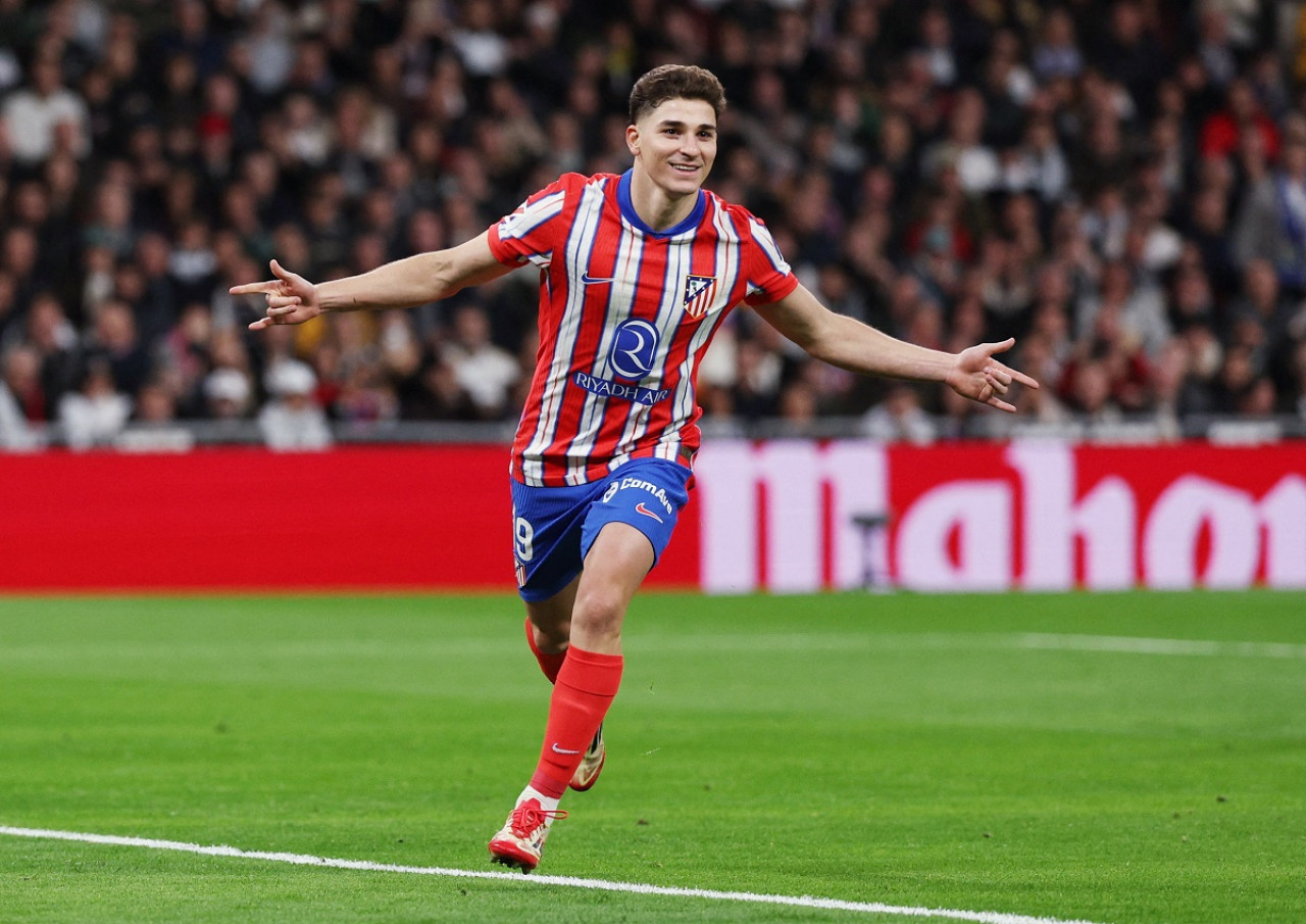 Julián Álvarez; Atlético de Madrid. Foto: Reuters (Violeta Santos Moura)