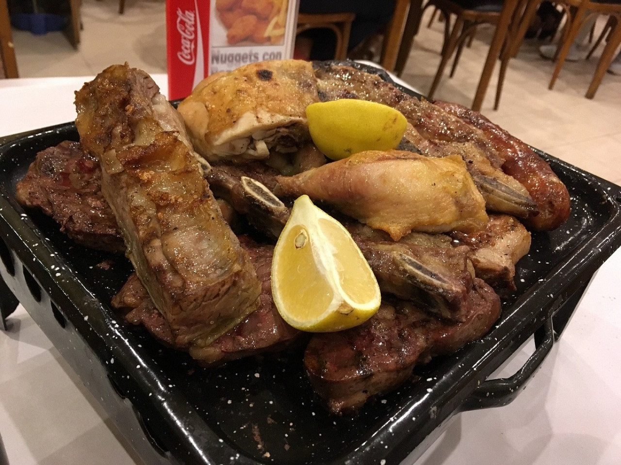 La parrillada para tres del bodegón "Pippo". Foto: Tripadvisor.