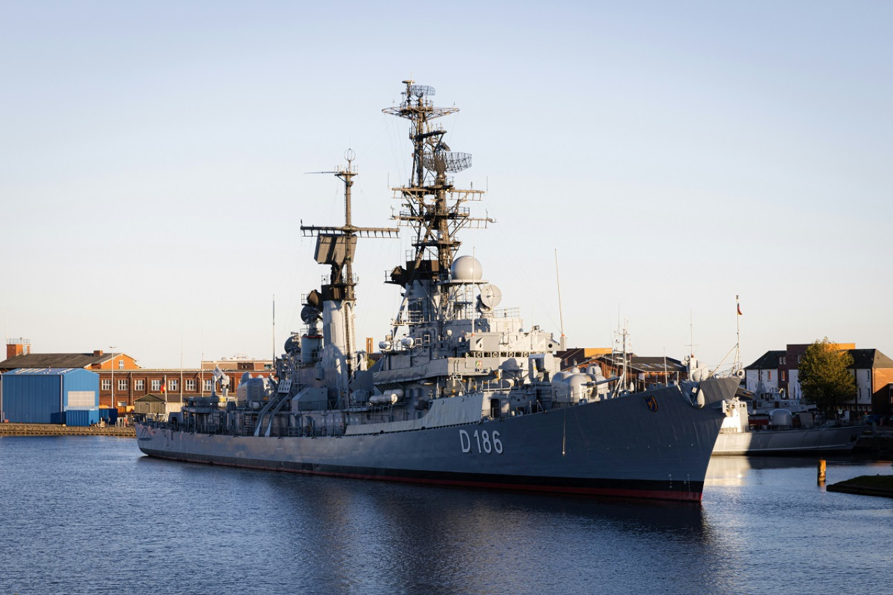 Buque de guerra de Alemania. Foto: Unsplash.