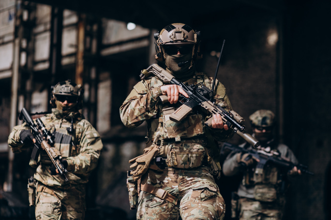 Presencia militar británica en las Islas Malvinas. Foto: Freepik.