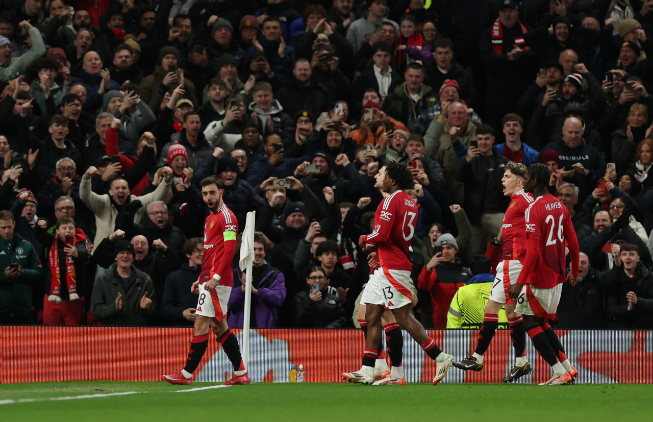 El Manchester United venció a la Real Sociedad por la Europa League. Foto: Reuters/Phil Noble