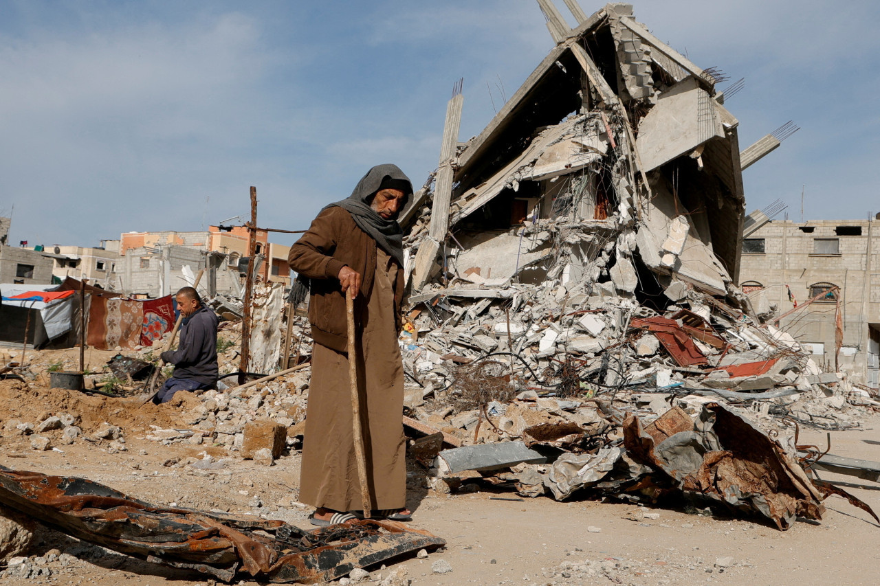 Franja de Gaza. Foto: Reuters/Hatem Khaled.