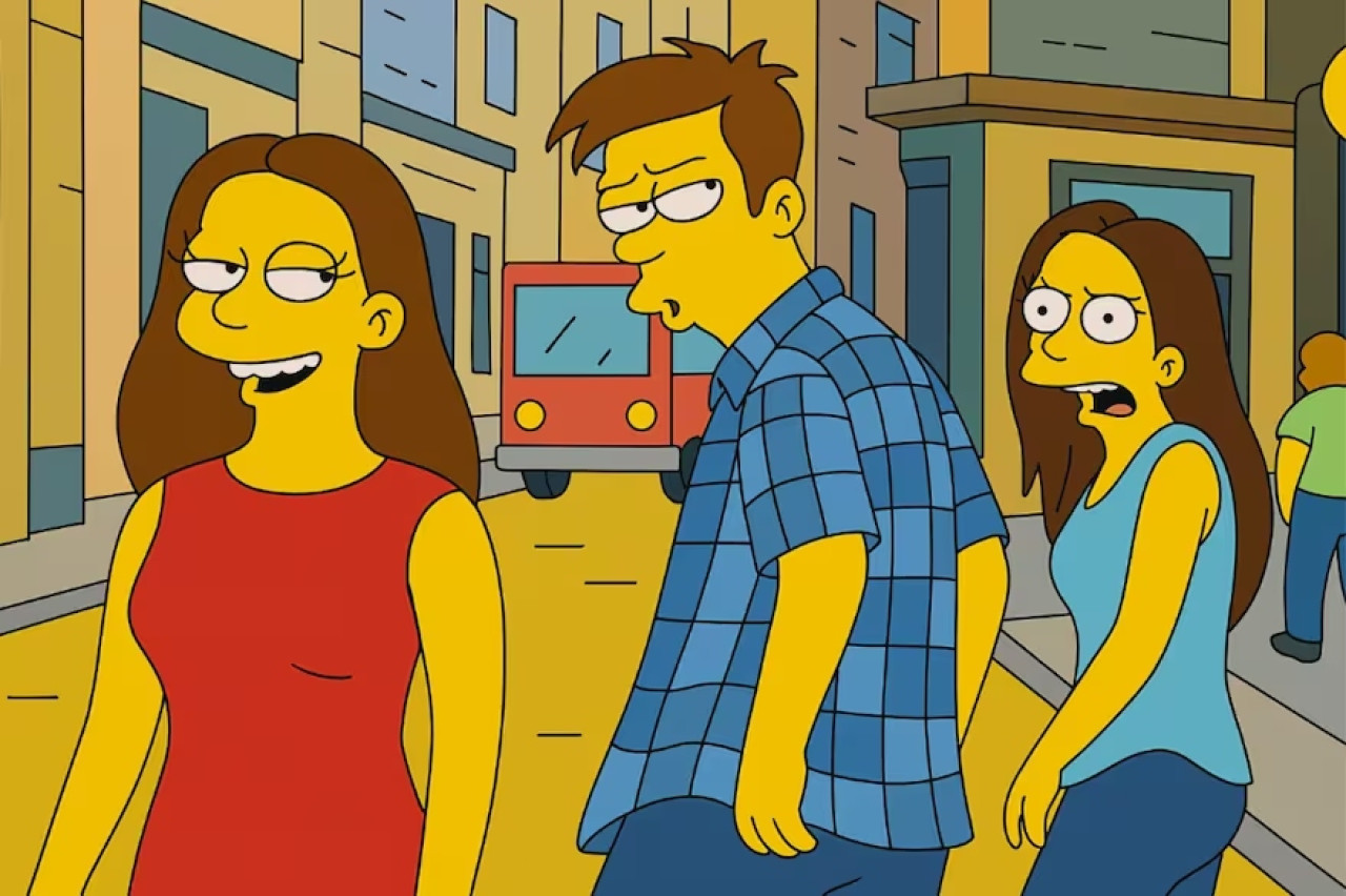 Imágen hecha por el "Modo Los Simpson" con ChatGPT.  Fuente: ChatGPT