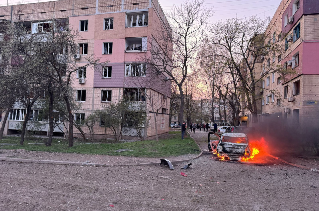 Rusia atacó la ciudad natal de Volodimir Zelenski. Foto: X @ZelenskyyUa