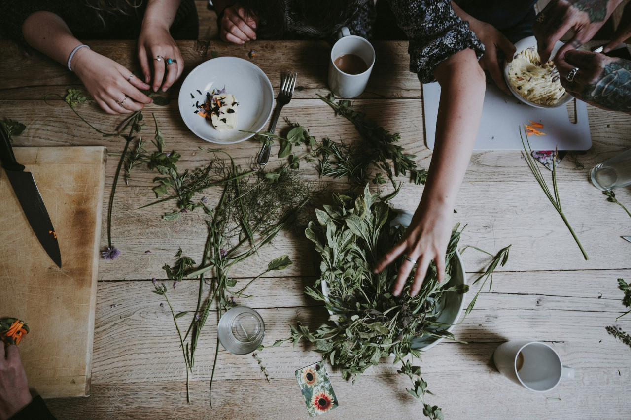 Hierbas aromáticas. Foto Unsplash