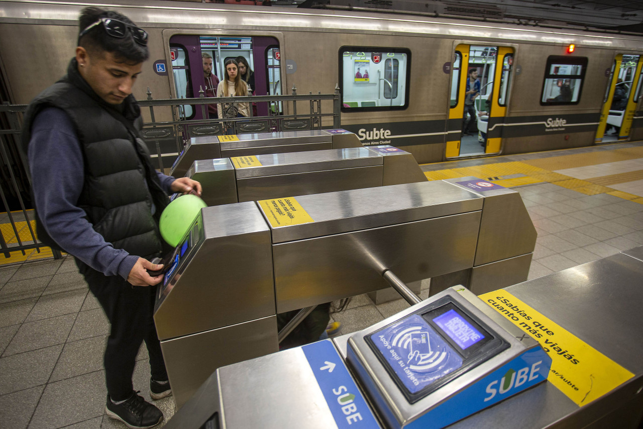 Subte. Foto: NA.