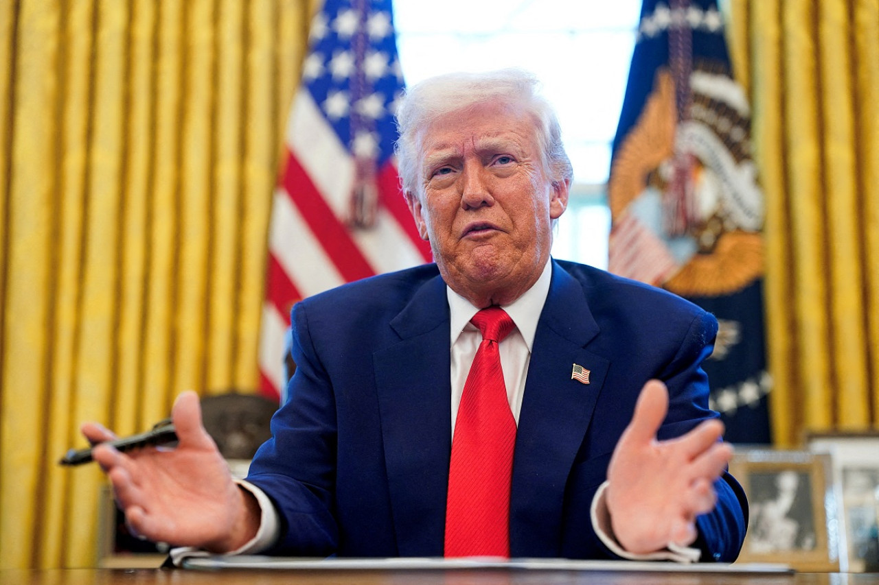Donald Trump, presidente de Estados Unidos. Foto: Reuters (Nathan Howard)