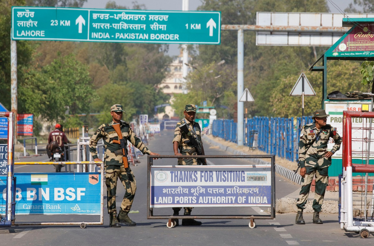 Frontera entre India y Pakistán. Foto: Reuters (Pawan Kumar)