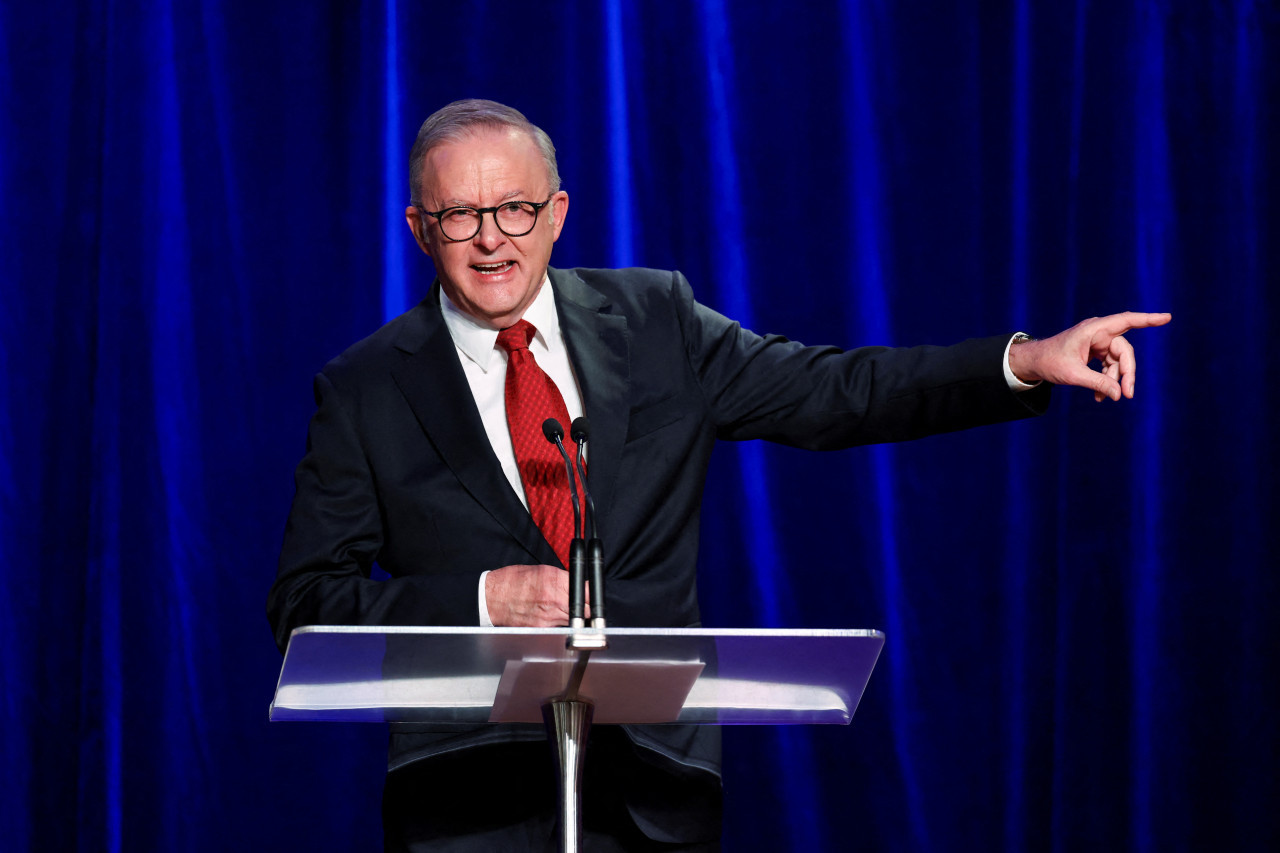 Anthony Albanese, primer ministro de Australia. Foto: REUTERS.