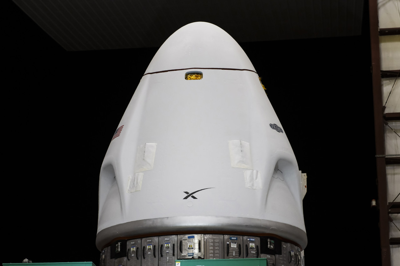 Cápsula Dragon de SpaceX. Foto: X / @SpaceX.