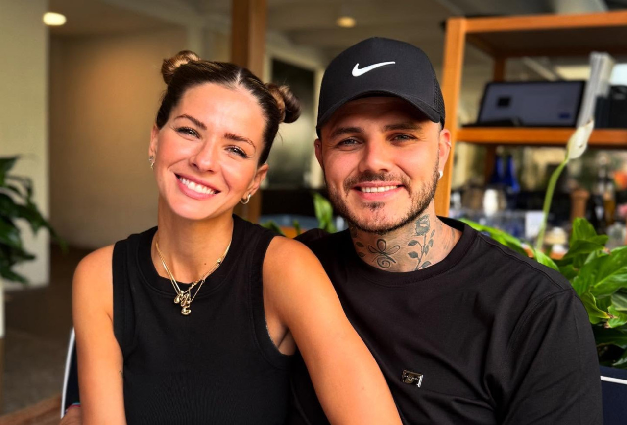 China Suárez y Mauro Icardi. Foto: Instagram.