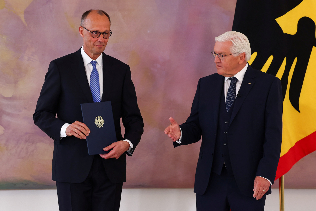 Friedrich Merz fue elegido como canciller de Alemania. Foto: REUTERS/Christian Mang