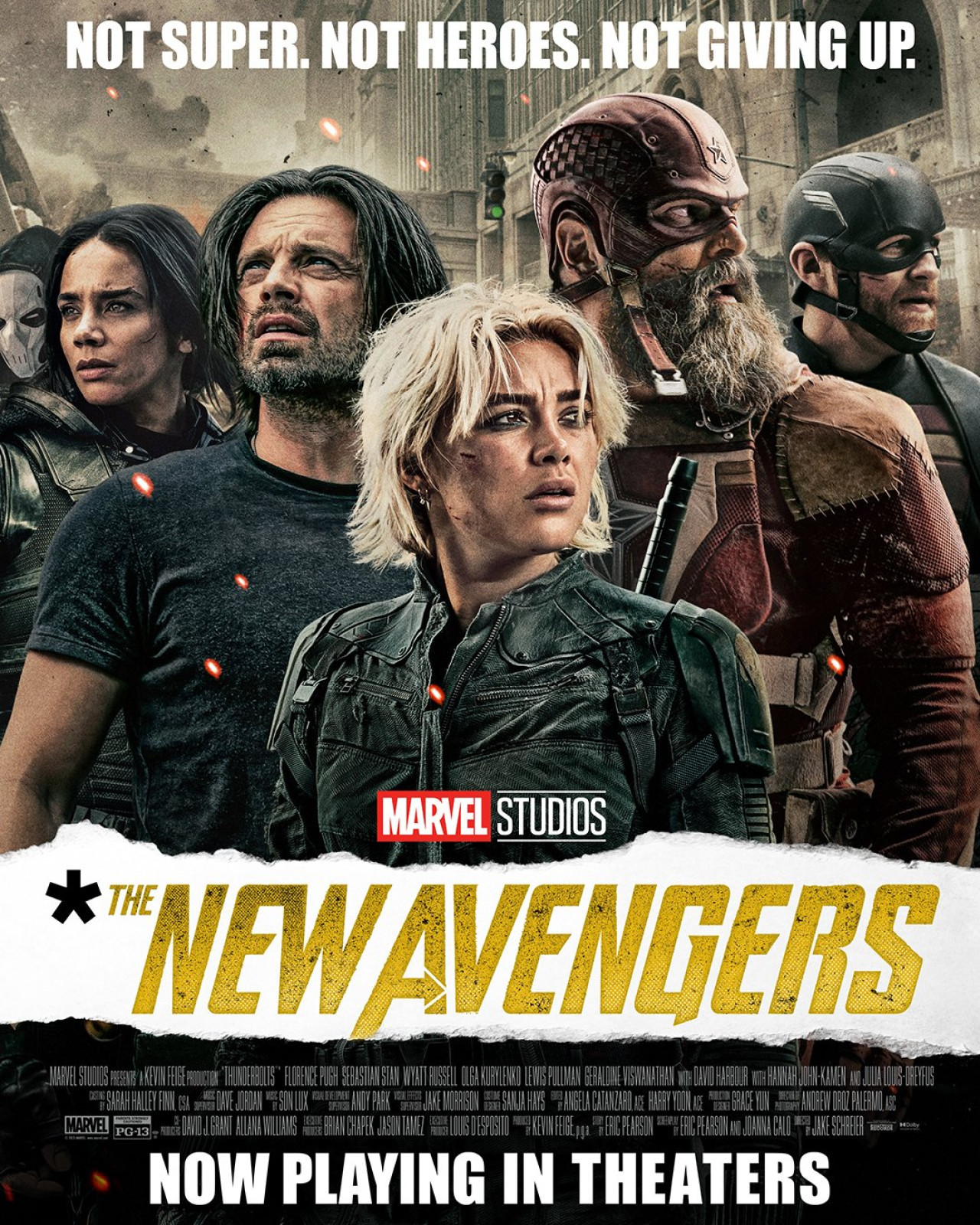 Thunderbolts, poster promocional. Foto: Marvel.