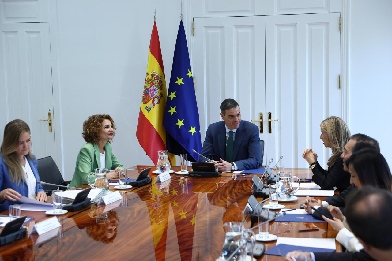 Reunión extraordinaria del Consejo de Seguridad Nacional de España. Foto: EFE (Fernando Calvo)
