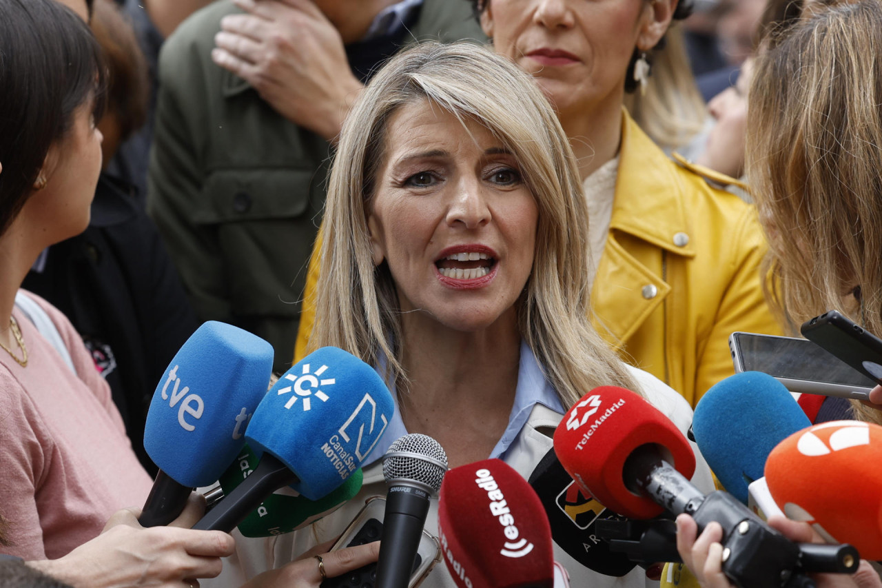 Yolanda Díaz, vicepresidenta segunda del Gobierno y ministra de Trabajo de España. Foto: EFE (Juan Carlos Hidalgo)