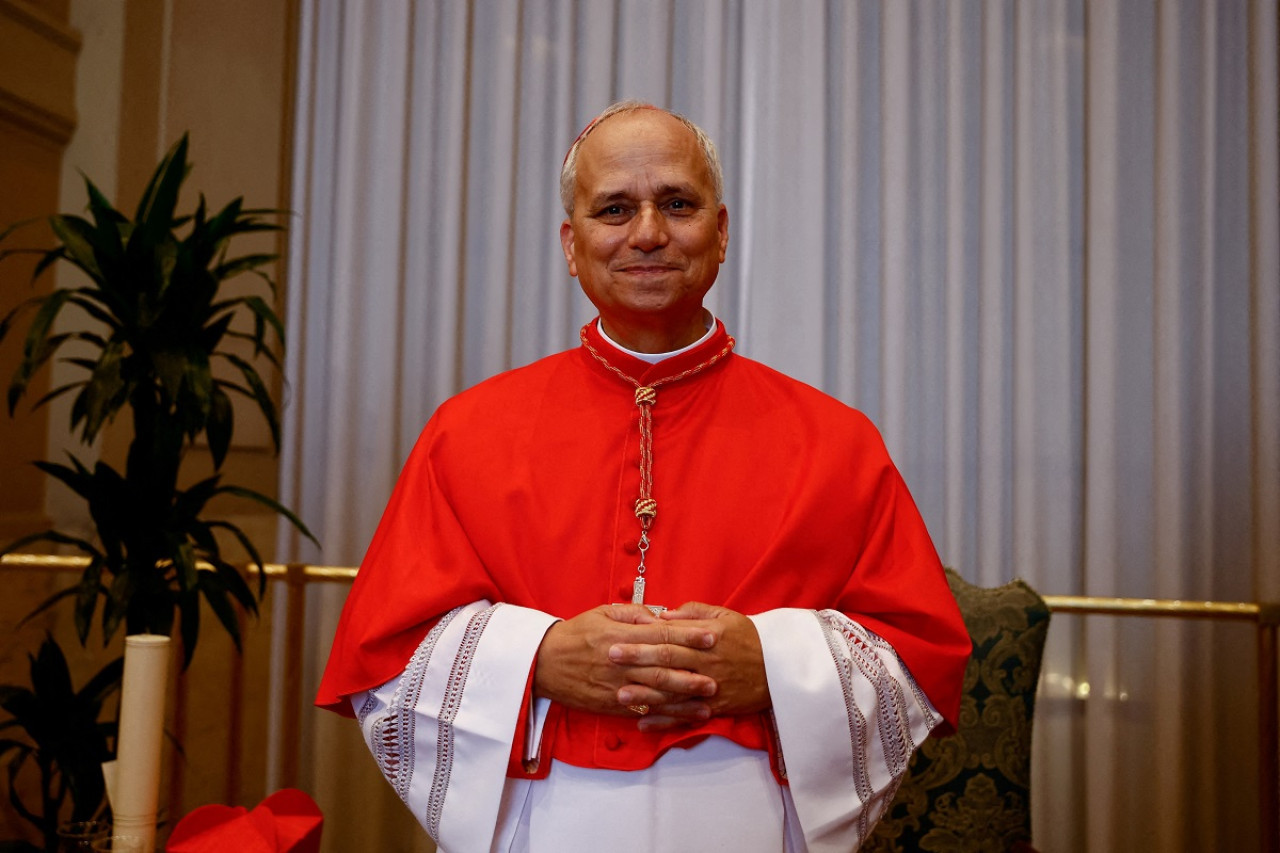 Robert Francis Prevost, el nuevo papa. Foto: Reuters (Yara Nardi)