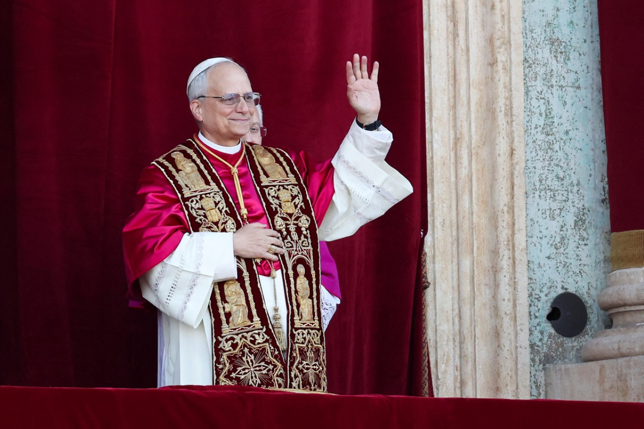 Robert Prevost, el nuevo papa, tiene 69 años. Foto: Reuters (Claudia Greco)