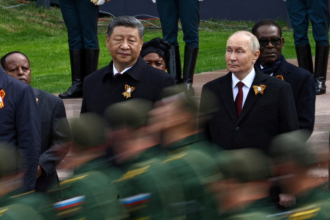 Xi  Jinping y Vladimir Putin. Foto: REUTERS/Evgenia Novozhenina